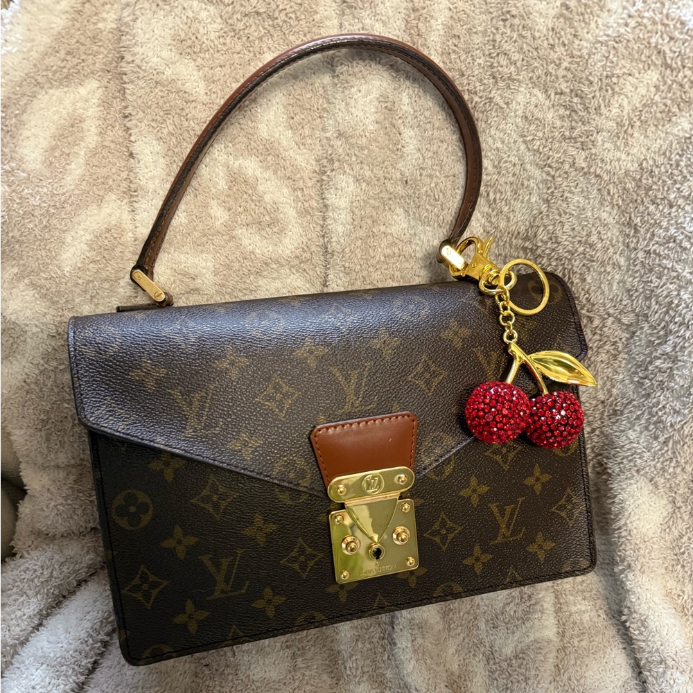 Louis Vuitton Concord Leather Handbag with charm